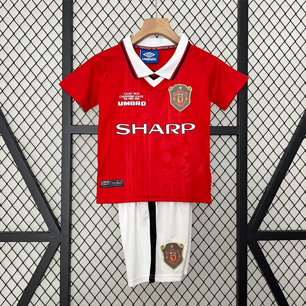 Camiseta Manchester United 1st Niño Retro 1999 2000